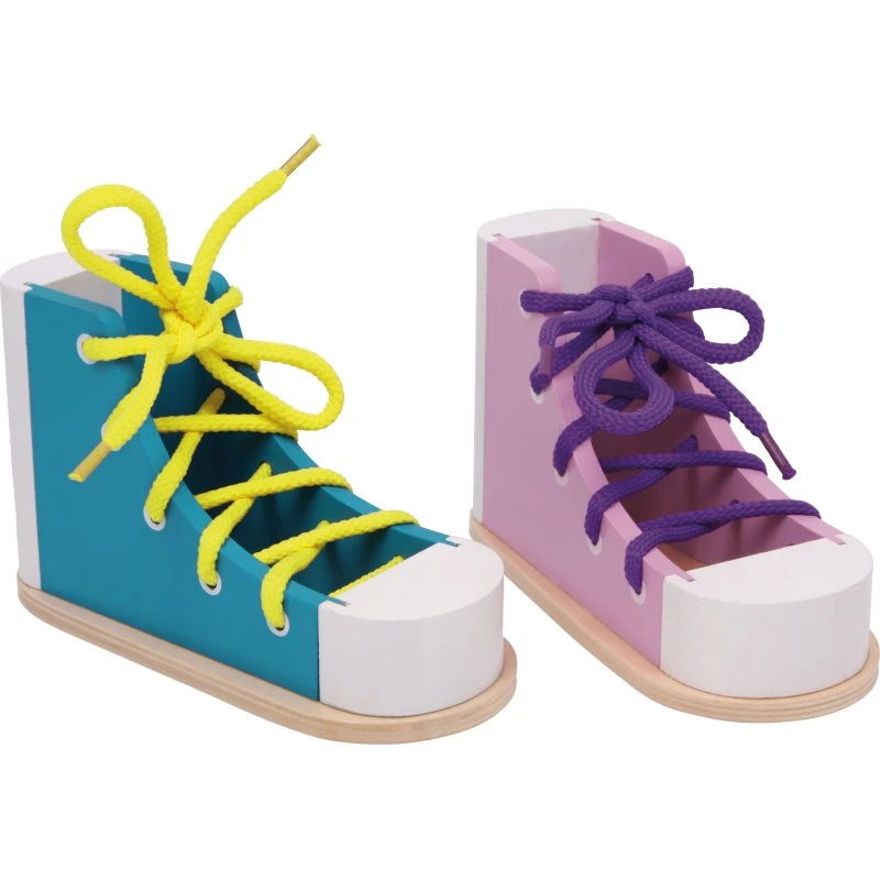small foot Fädelschuh 2er-Set aus Holz