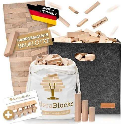 MADERABLOCKS® 200-1000 Holzbausteine Natur, 100% Made in Ravensburg