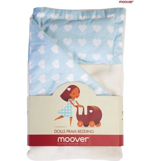 MOOVER Toys Maxi Puppenwagen-Bettwäsche 5tlg. blau