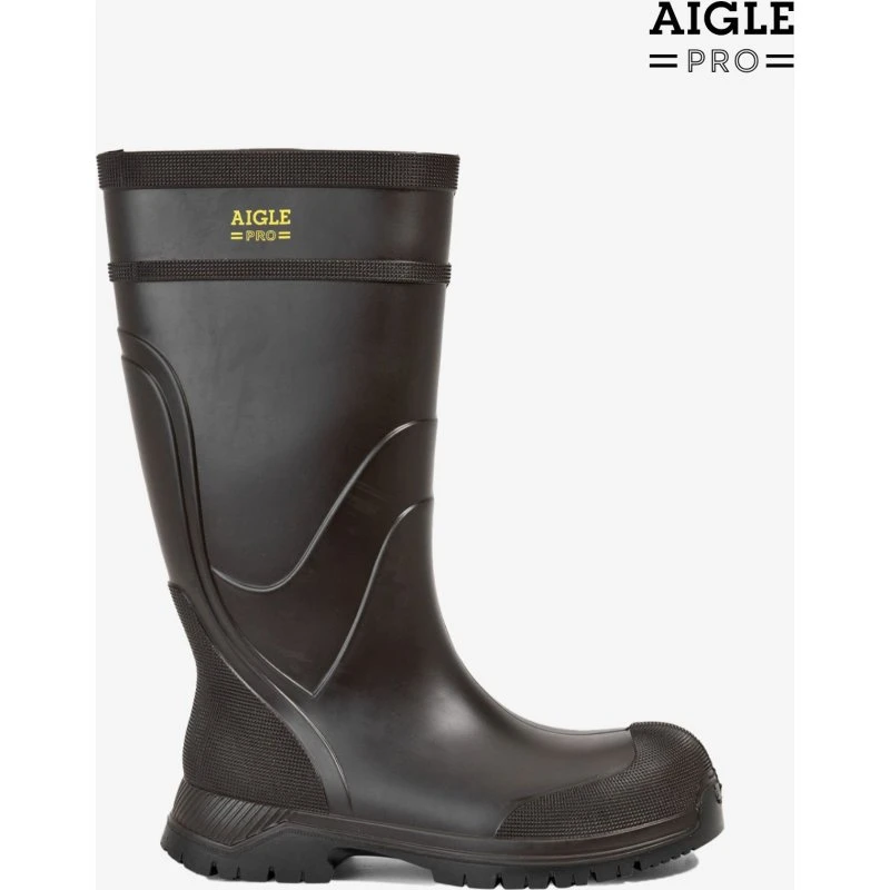 Aigle Arvalt S5 Sicherheitsgummistiefel brun