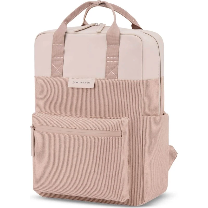 Kapten & Son Bergen Pro Cord 15 Zoll Rucksack Rosa
