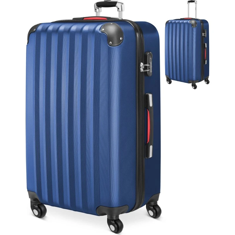 TUMI Hartschalenkoffer XL 90L Blau ABS mit 360° Rollen