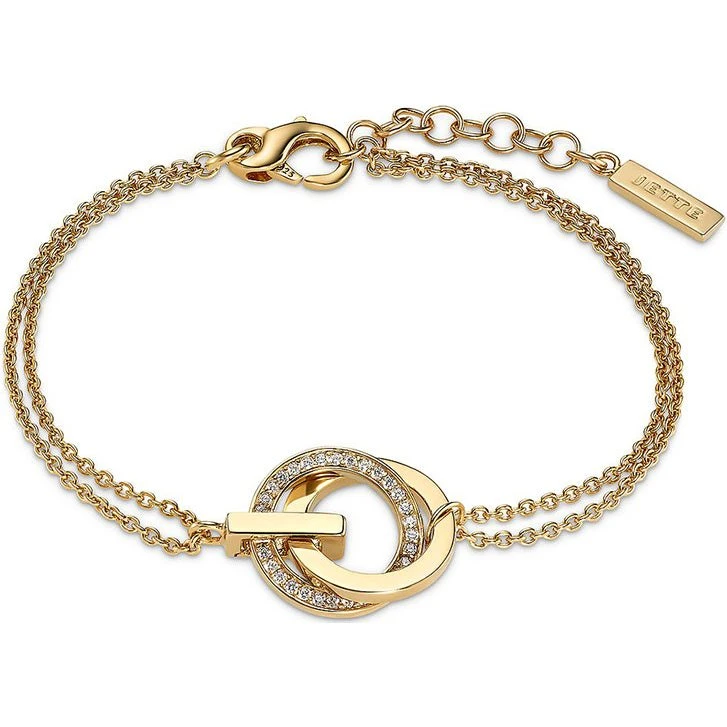 JETTE Armband SWING in Gelbgold, 925er Silber vergoldet