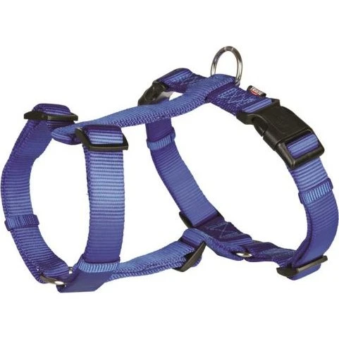 Trixie Premium H-Geschirr blau XXS 20-30 cm