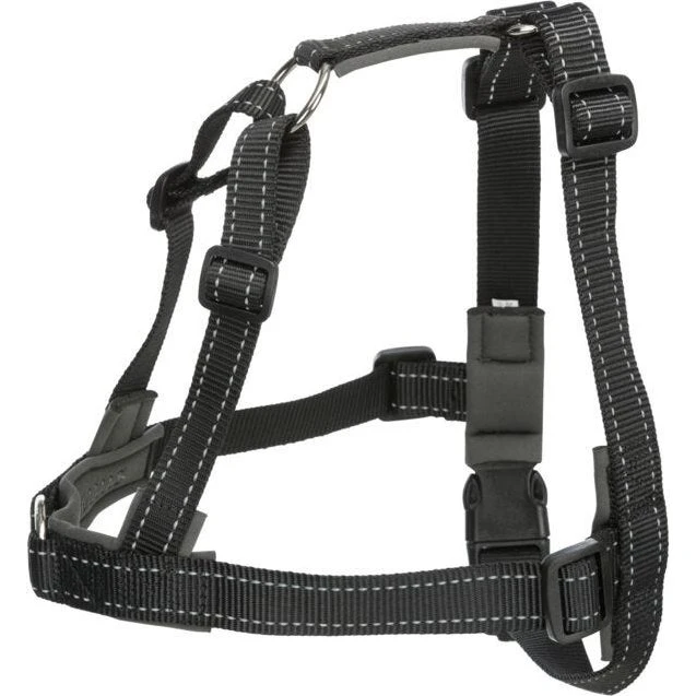 Trixie Lead'n'Walk Soft Hundegeschirr schwarz