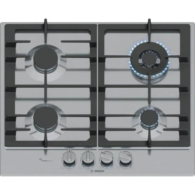Bosch PCH6A5I90 Gaskochfeld 60 cm Edelstahl