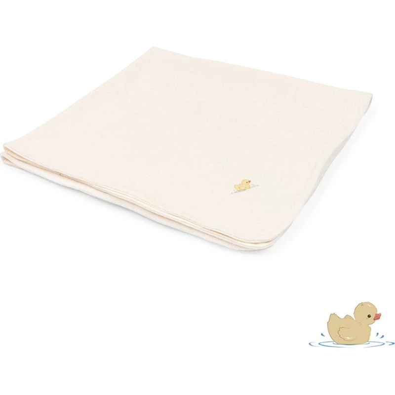 Fanga Fontana Elu Kuscheldecke 70x70 cm Antikweiß