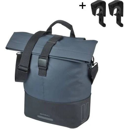Basil Cove MIK Hooks Fahrrad-Umhängetasche, marineblau/schwarz, 14-16L