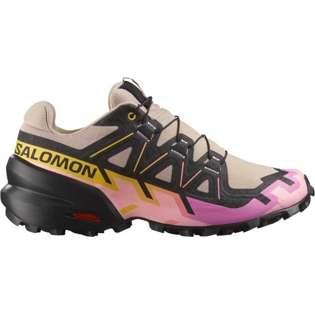Salomon Speedcross 6 Damen Trail Laufschuhe Etherea/Black/Cyclamen