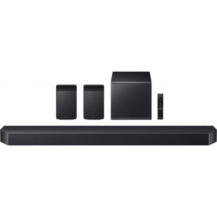 Samsung HW-Q990F 11.1.4 Kanal-Soundbar mit Subwoofer & Rücklautsprecher, Schwarz