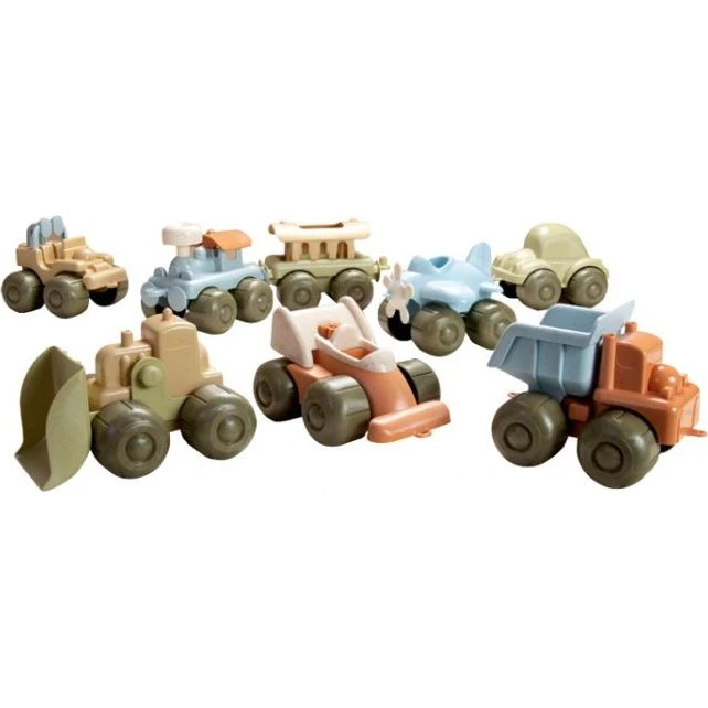 Dantoy Bio-Fahrzeug-Set aus Zuckerrohr-Kunststoff