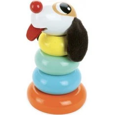 Vilac Stapelturm Hund Toutou bunt