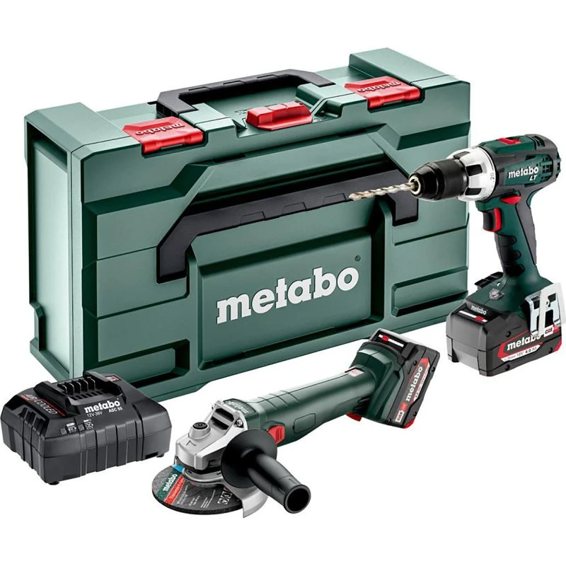 Metabo Akku Combo Set 2.4.1 18 V BS 18 LT + W 18 L 9-125 Quick