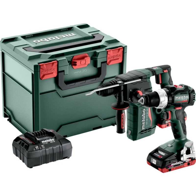 Metabo Akku Combo Set BS 18 LT BL + KH 18 LTX BL 24 18 V