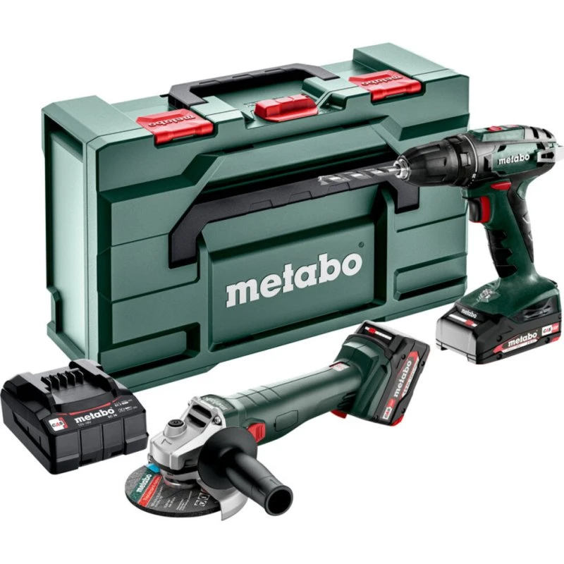 Metabo Akku Combo Set BS 18 + W 18 L 9-125 18 V