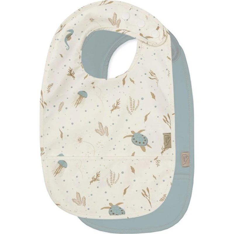 Cam Cam Copenhagen Bib 2-Pack Sea Garden