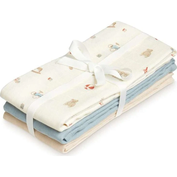 Cam Cam Copenhagen Vintage Toys 3er-Pack Mulltücher