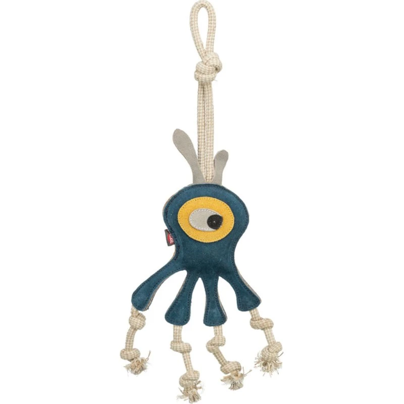 Trixie Monster aus Leder mit Seil 47 cm