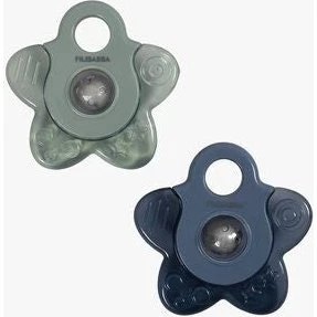 Filibabba Kühlender Beißstern 2er-Pack Blue Mix