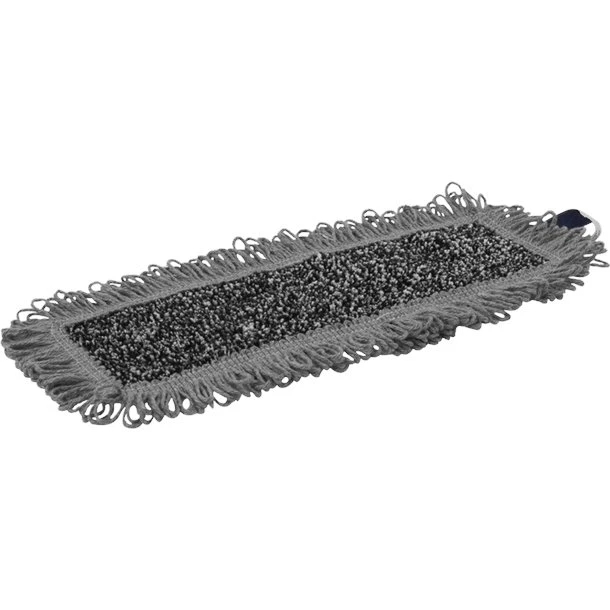 Vikan Wet Scrub Klettbezug Wischmopp 25 cm grau