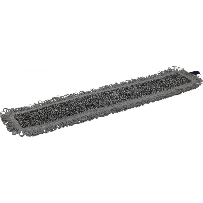 Vikan Wet Scrub Klettbezug Wischmopp 60 cm grau