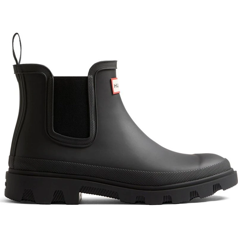 Hunter Downpour Chelsea Gummistiefel Dunkelgrün (Unisex)