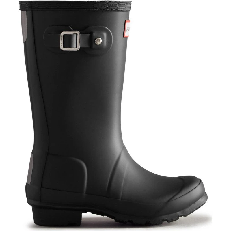Hunter Kids Original Black Regenstiefel