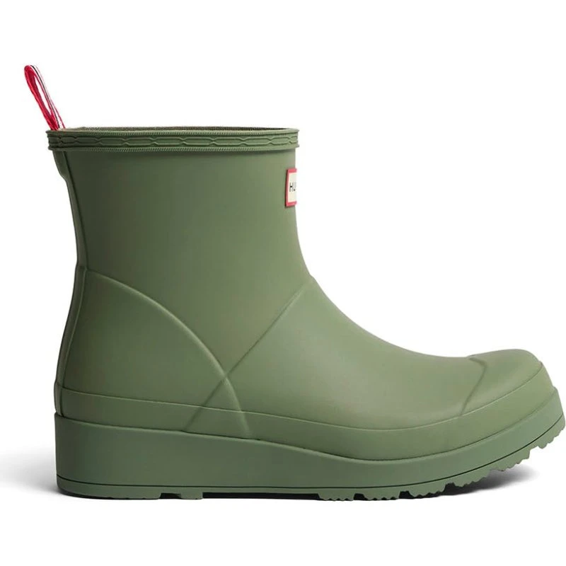 Hunter Women's Play Short Wellington Stiefel Lichen Green