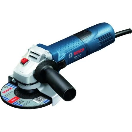 Bosch GWS 7-115 Professional Winkelschleifer + 7x Diamant-Trennscheiben
