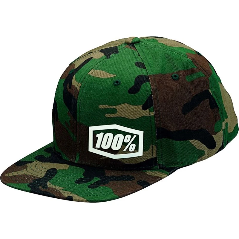 100% Machine LYP Snapback Cap Camo, One Size