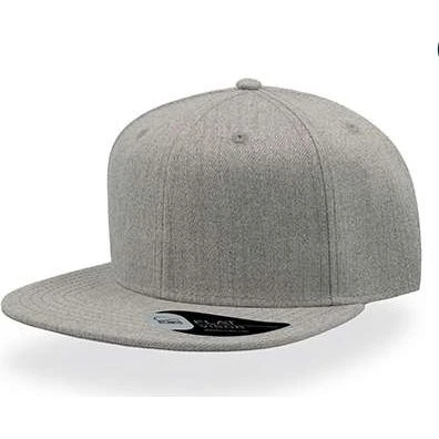 Atlantis AT603 Snap Back Cap Grey Melange One Size