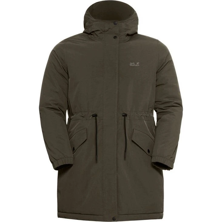 Jack Wolfskin Chilly Frost Parka W Obsidian Moss