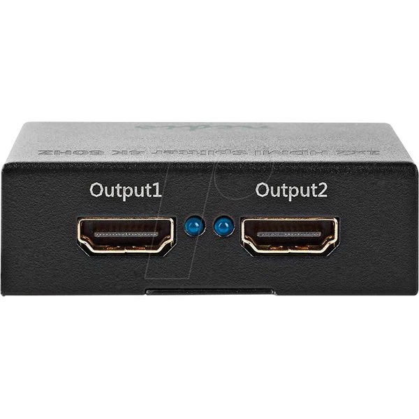 Nedis HDMI Splitter 1:2, 4K@60Hz, Metall, Anthrazit