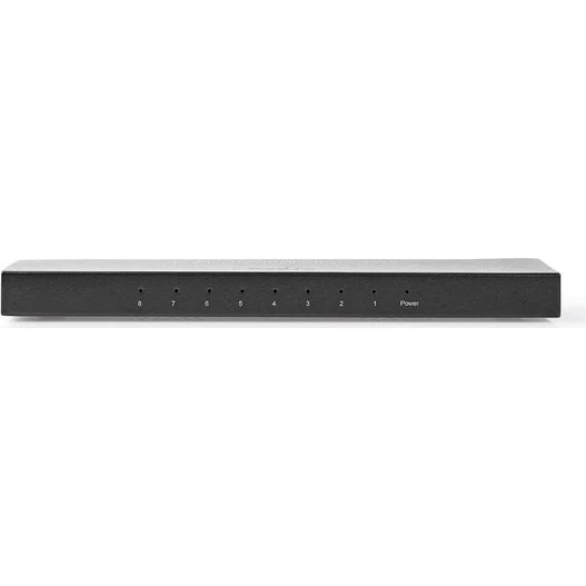 Nedis VSPL3478AT HDMI-Splitter 8x HDMI 4K@60Hz Metall anthrazit