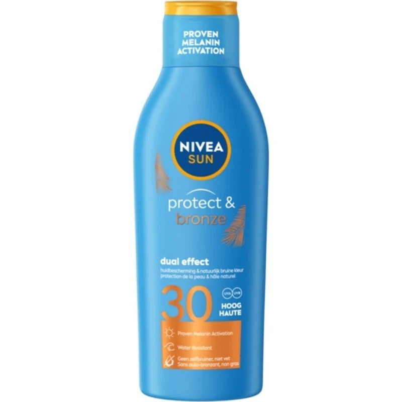 Nivea Sun Protect & Bronze Double Action Milk SPF30 200 ml