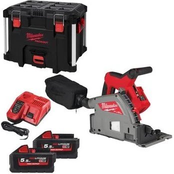 Milwaukee FUEL™ M18 FPSS55-552P Akku-Tauchsäge mit GR-Kit & 2x Akku