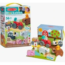 Melissa & Doug Blockables Bausatz Bauernhof (56 Teile)