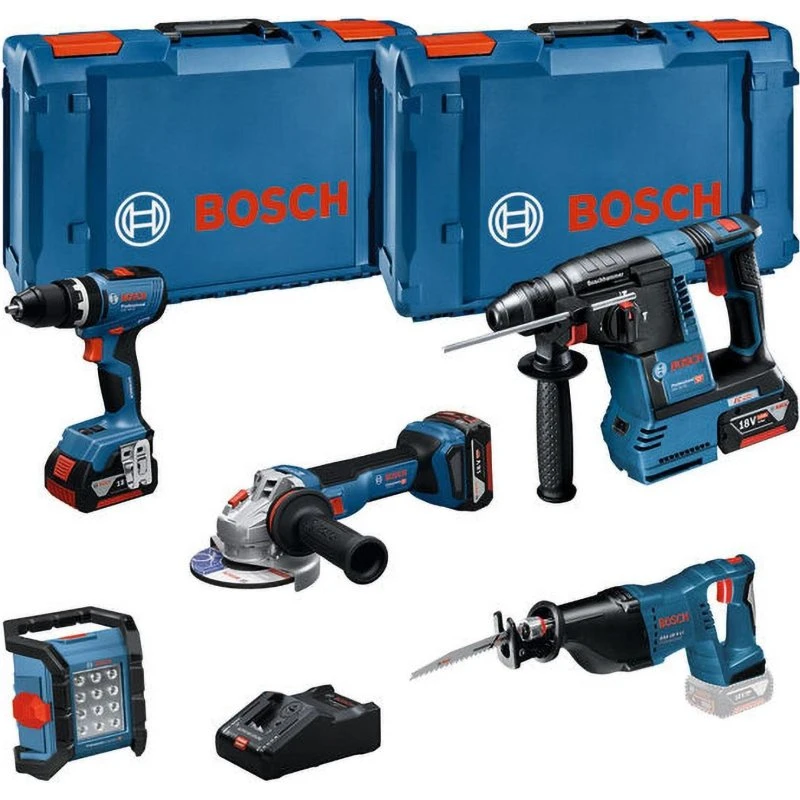 Bosch 18V Profi-Set GSB+GBH+GWS+GSA+GLI+3x5+GAL 0615A5007S