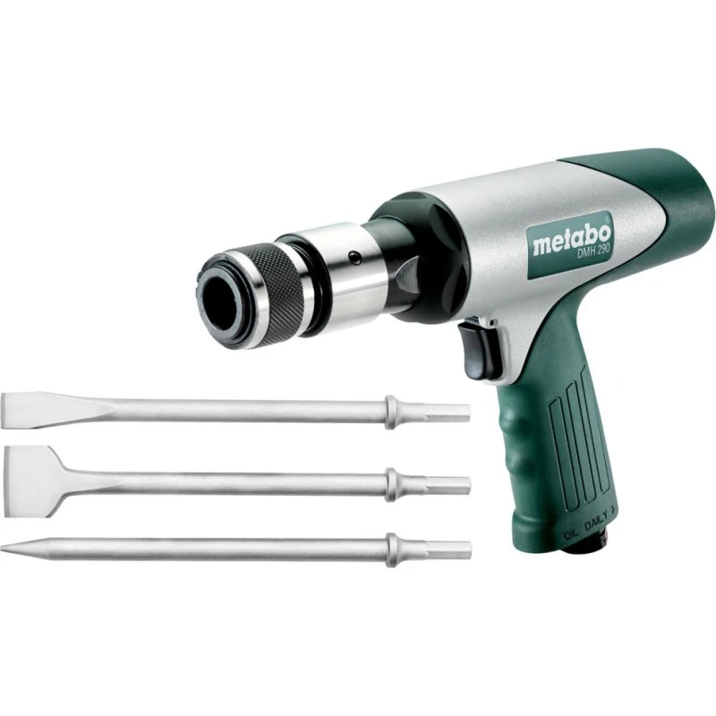 Metabo DMH 290 Druckluft-Meißelhammer Set mit Kunststoffkoffer
