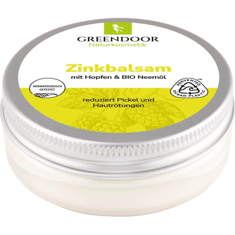 GREENDOOR Zinkbalsam 50 ml gegen Pickel & Hautrötung