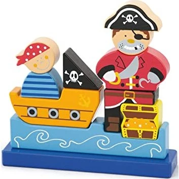 VIGA Magnetische Piratenbausteine