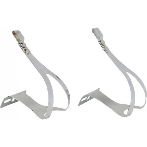 Christophe Metall Pedalhaken Chrom S/M (Paar)