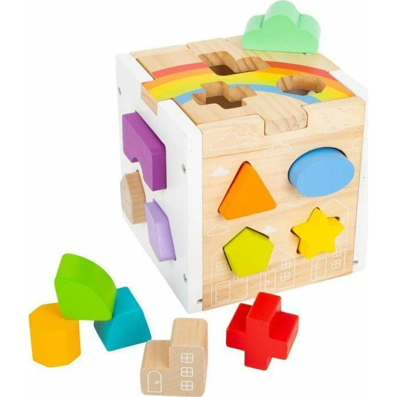 Small Foot Steckwürfel Regenbogen