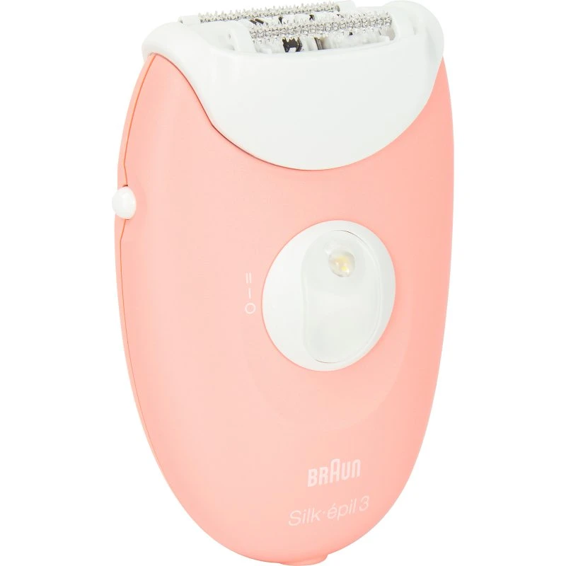 Braun Silk-épil 3-176 Epilierer 20 Pinzetten Rosé/Weiß