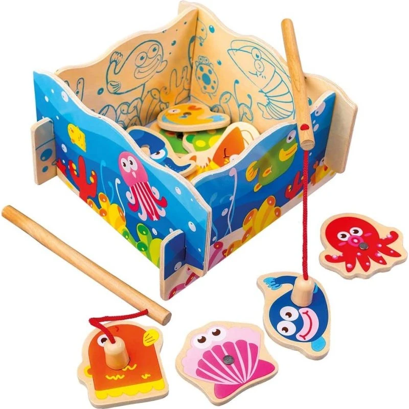 Bino Magnetisches Angelspielzeug für Kinder ab 10 Monaten