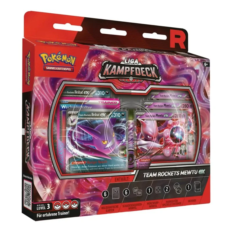 Pokémon TCG: Team Rockets Mewtu-ex - Liga-Kampfdeck (DE)