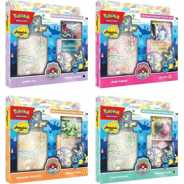 Pokémon Weltmeisterschaftsdeck Honolulu 2024 – 4 Varianten