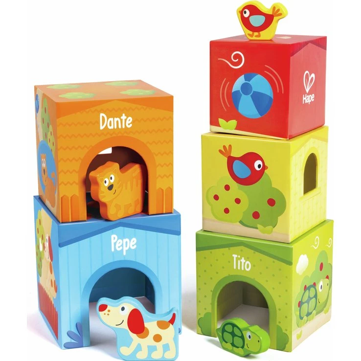 Hape Pepe & Friends Stapelturm (9 Teile)