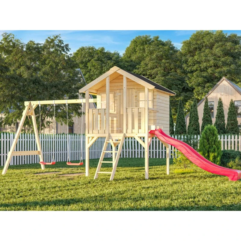 Palmako Spielhaus Toby 2,1 m² mit Schaukel