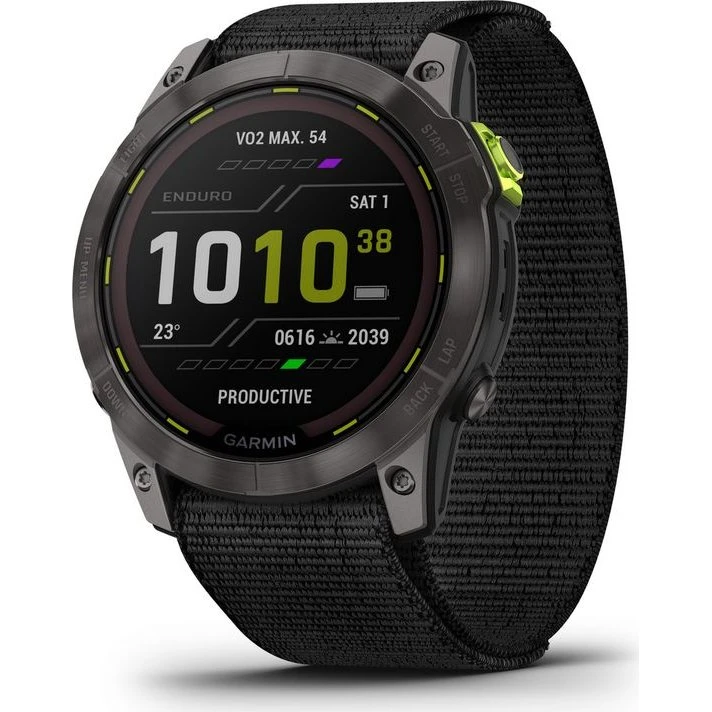 Garmin Enduro 2 Sapphire Solar DLC Titan schwarz/schiefergrau